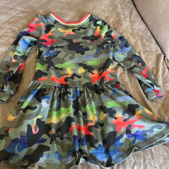 SOLD Girls Camo smiley face dress by Truly Me - Picture 6 of 7